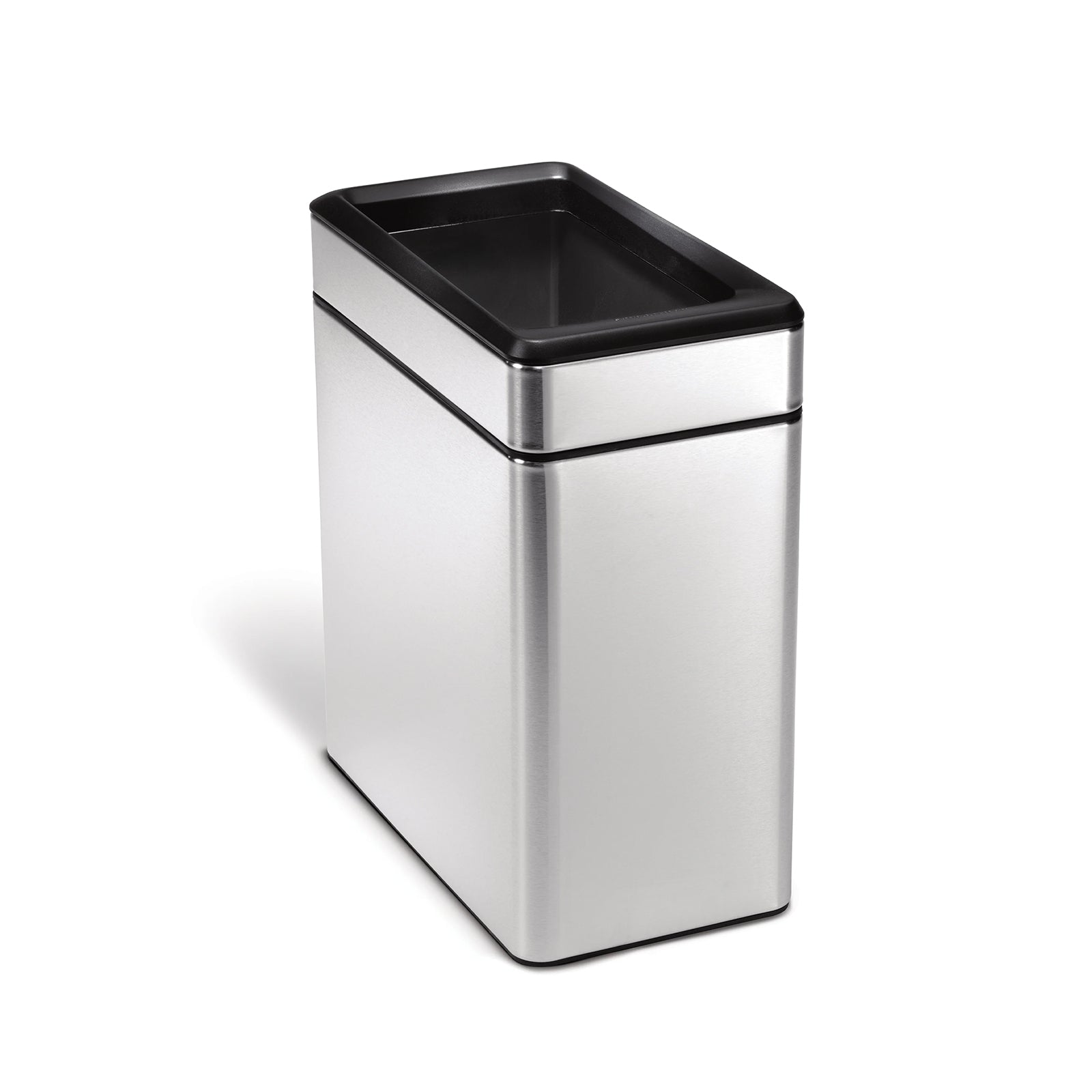 Profile Open Bin Brushed Steel 10L SIMPLE HUMAN